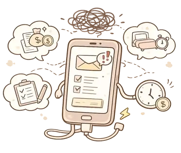 incapaces de desconectarse del trabajo